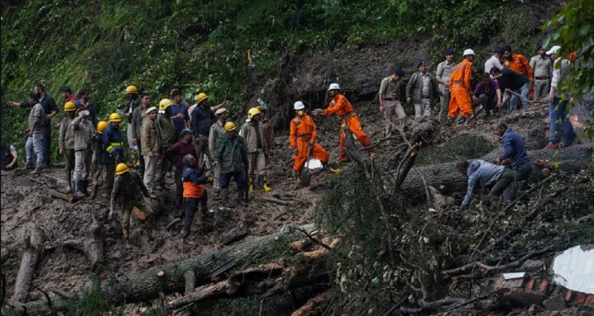 भारतको हिमाचल प्रदेशमा भीषण वर्षा, मृत्यु हुनेको संख्या ५५ पुग्यो